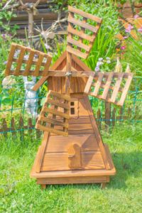 dekoracia do zahrady dreveny mlyn